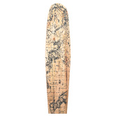 The Decor Store Ola Mango Wood Decorative Surfboard