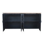 The Decor Store Orion 4 Door Iron Sideboard