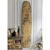 The Decor Store Ola Mango Wood Decorative Surfboard