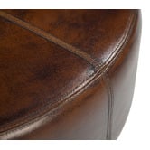 The Decor Store Hillary Goat Leather Ottoman