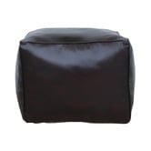 The Decor Store Brown Panel Goat Leather Ottoman