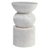 The Decor Store Shella Marble Side Table