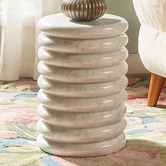 The Decor Store Milway Marble Side Table