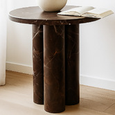 The Decor Store Hildegard Marble Side Table