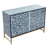 The Decor Store Xenia Mother of Pearl 6 Drawer Chest