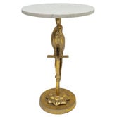 The Decor Store Dayne Marble Side Table