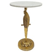The Decor Store Dayne Marble Side Table
