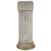 The Decor Store Flavel Pedestal Side Table
