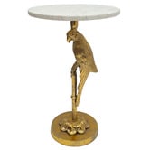 The Decor Store Dayne Marble Side Table