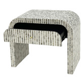 The Decor Store Alden Mother of Pearl Side Table