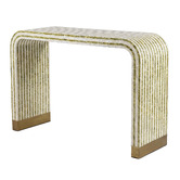 The Decor Store Ansel Mother of Pearl Console Table