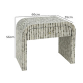 The Decor Store Alden Mother of Pearl Side Table