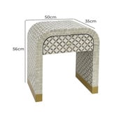 The Decor Store Ilias Mother of Pearl Side Table