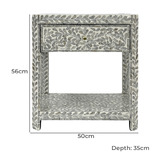 The Decor Store Kieran Mother of Pearl Side Table