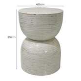 The Decor Store Ellena Mother of Pearl Side Table