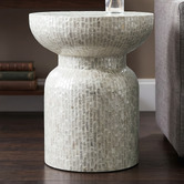 The Decor Store Lorelei Mother of Pearl Side Table