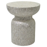 The Decor Store Lorelei Mother of Pearl Side Table