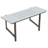 Emroware Independent Living White Accessible Folding Shower Seat