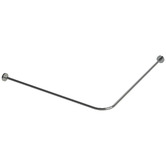 Emroware Polished Chrome Stainless Steel Shower Rail