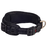 Rogz Black Classic Padded Collar