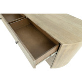 Rita Home Monah 6 Drawer Acacia Wood Chest
