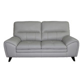 Boris 2 Seater Leather Sofa | Temple & Webster