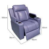 Rita Home Ingram Leather Electric Recliner Armchair