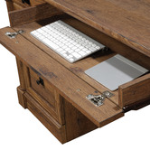 South West Living Vintage Oak Palladia Executive Desk