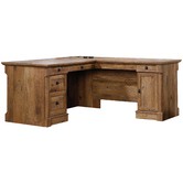 South West Living Vintage Oak Palladia L Desk