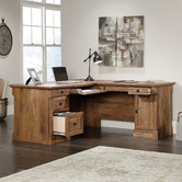 South West Living Vintage Oak Palladia L Desk
