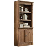 South West Living Vintage Oak Palladia Library Cabinet with Doors ...