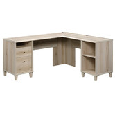 South West Living Light Timber Walter L-Shaped Desk