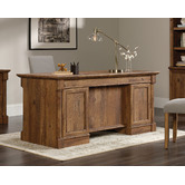 South West Living Vintage Oak Palladia Executive Desk
