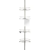 Waygrove Bathware Fine Line Tension Shower Pole Caddy