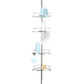 Waygrove Bathware Fine Line Tension Shower Pole Caddy