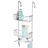 Waygrove Bathware 3 Tier Venus Metal Over The Door Shower Caddy