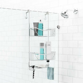 Waygrove Bathware 3 Tier Venus Metal Over The Door Shower Caddy