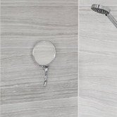 Waygrove Bathware Kroma Stick N Lock Shower Mirror