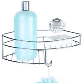 Waygrove Bathware Kroma Stick N Lock Corner Shower Caddy