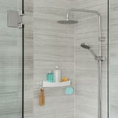 Waygrove Bathware Clever Flip Shower Shelf