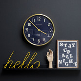Newgate Newgate Radial Brass Mr. Edwards Wall Clock