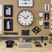 Newgate Newgate 45cm Black Putney Wall Clock