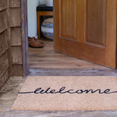 Campana Collective Welcome Printed Coir Doormat