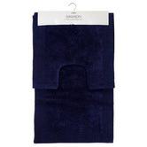 Campana Collective 2 Piece Dawson Cotton Bath &amp; Contour Mat Set