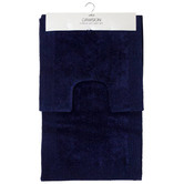Campana Collective 2 Piece Dawson Cotton Bath &amp; Contour Mat Set