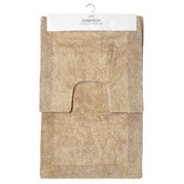 Campana Collective 2 Piece Dawson Cotton Bath &amp; Contour Mat Set