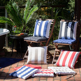 Campana Collective Solid Cotton Outdoor Chair Pad