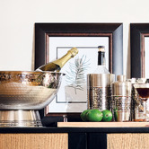 Campana Collective Hammered Chrome Alfie 40cm Champagne Cooler