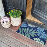 Campana Collective Tropical Leaves Coir Doormat