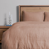 Campana Collective Blush French Linen Quilt Cover Set